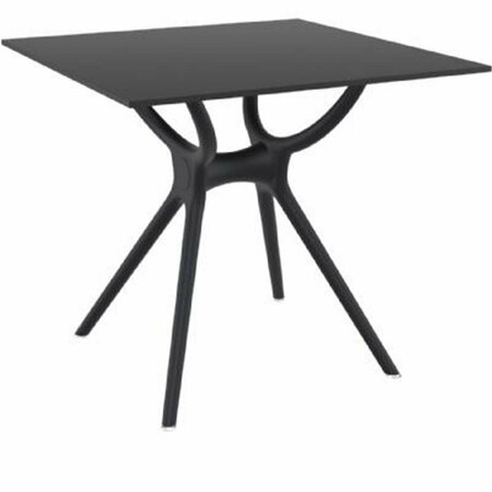 SIESTA 3 in. Air Square Table Black ISP700-BLA